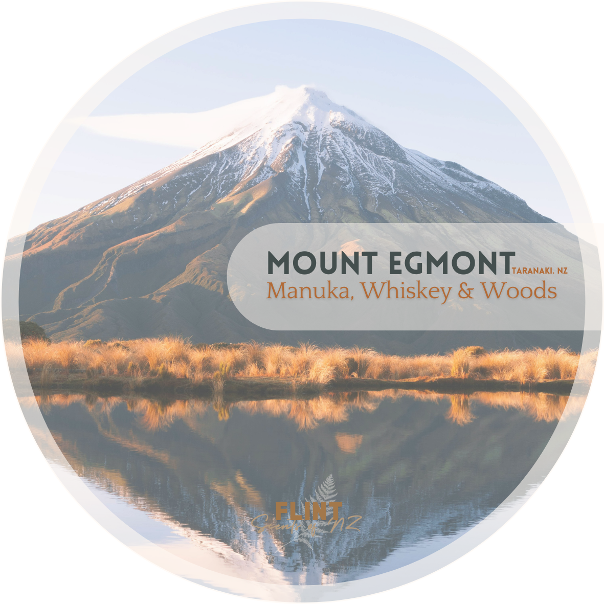 Candle Tin: Mt Egmont *CLEARANCE*