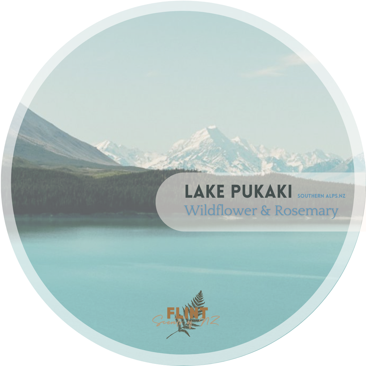 Candle Tin: Lake Pukaki *CLEARANCE*