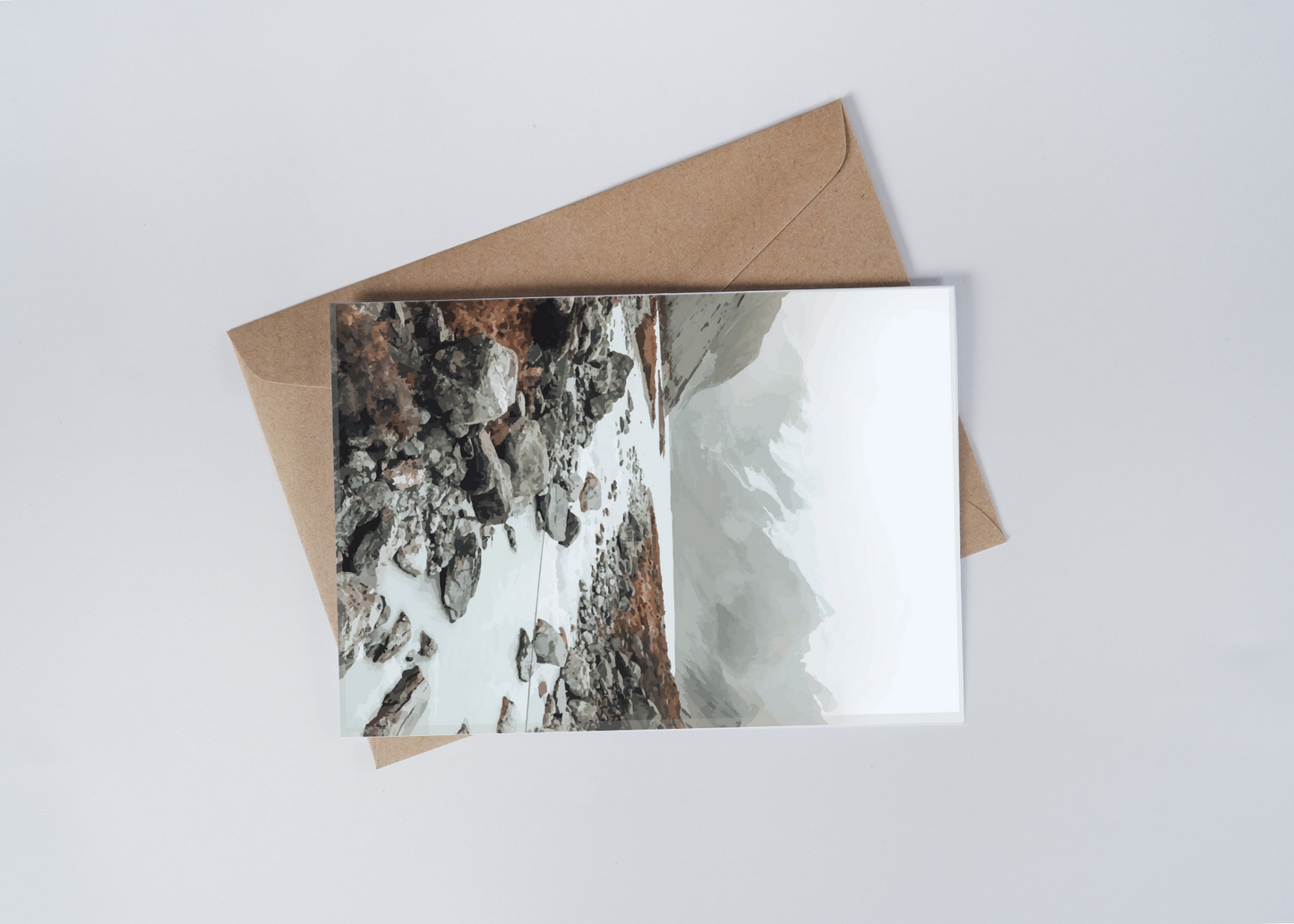 Pack of 5 Greeting Cards -  Hooker Valley Trail