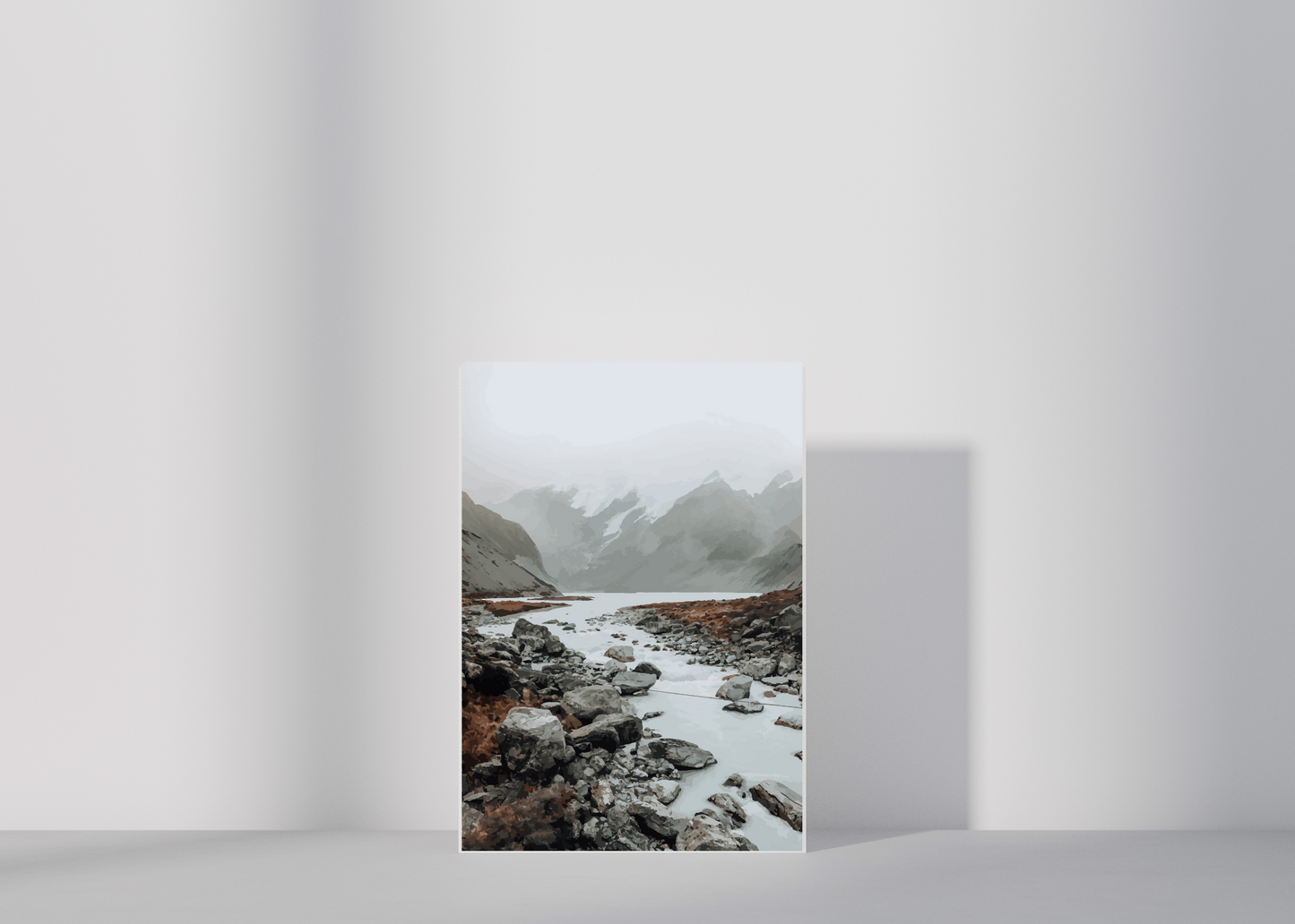 Pack of 5 Greeting Cards -  Hooker Valley Trail