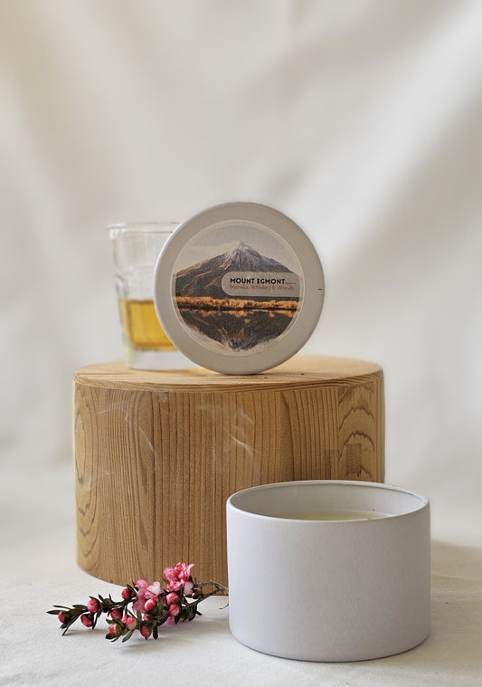 Candle Tin: Mt Egmont *CLEARANCE*