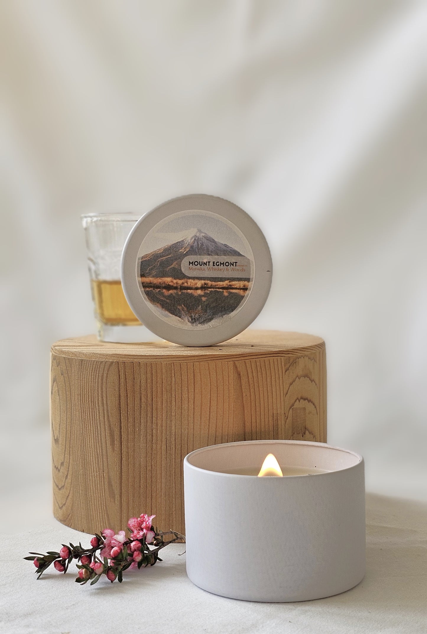 Candle Tin: Mt Egmont *CLEARANCE*